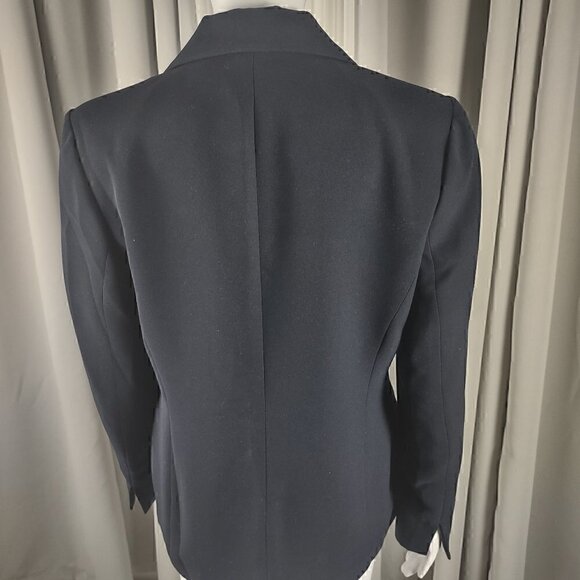 Emma James (Liz Claiborne Co) Women's Black Professional Blazer Jacket Size 6 - Picture 4 of 13